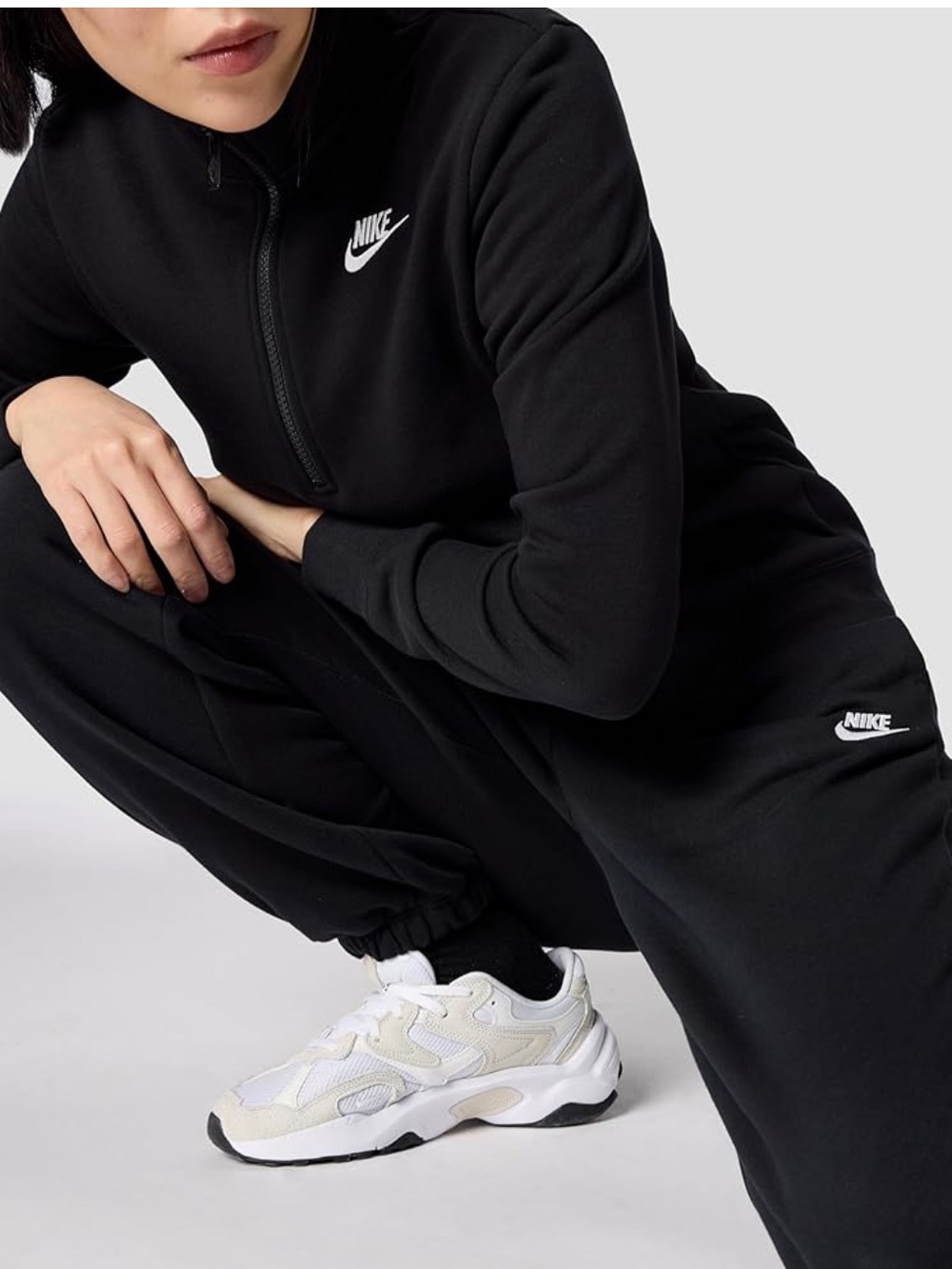 Nike Women's Sportswear Club Fleece Mid-Rise Oversized Sweatpants 2X - Picture 6 of 10